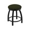 Holland Bar Stool Co 18" Swivel Vanity Stool, Black Wrinkle, Canter Pine Seat 80218BW010 - alternate 1
